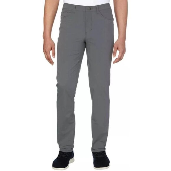 NWOT Kirkland Signature Men's 38x32 Gray Commuter Tech Pants Outdoor UPF 50 - Picture 1 of 8